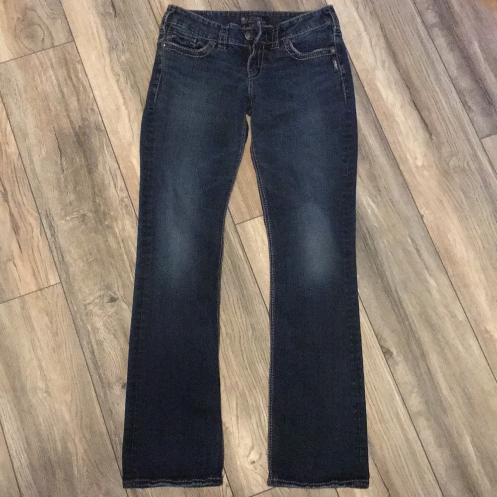 28/33 Silver Jeans Flap Pockets
